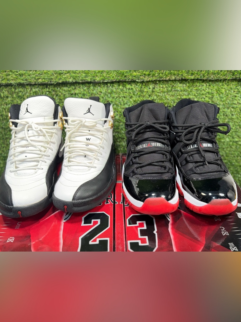 Size 10 Jordan 12/11 Retro Countdown Pack 2008 Bred / Taxi - OG ALL - Picture 4 of 11